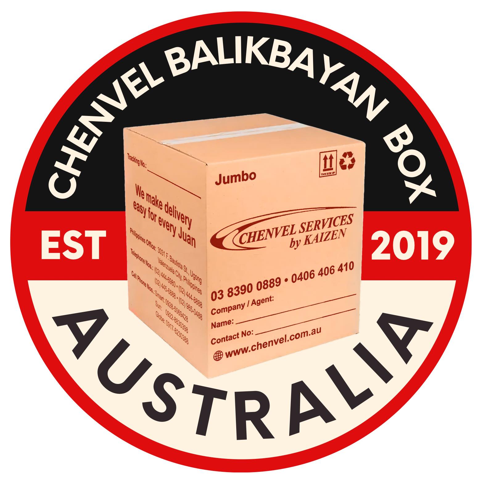 Chenvel by Kaizen | Balikbayan Box Shipping from Australia to the ...